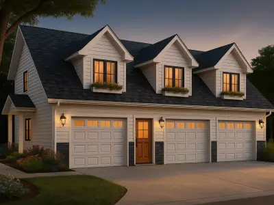 2-Bedroom Double Storey House  Full 3D Model 3D model