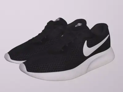 NIKE TANJUN SHOES PBR Low-poly 3D model