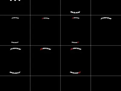 24x Avon Tyres tire sidewall 4K PNG decals Texture