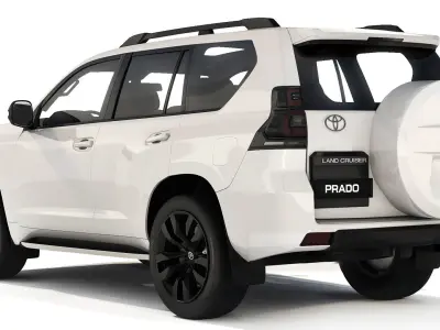 Toyota Land Cruiser Prado VXL 2021 3D model