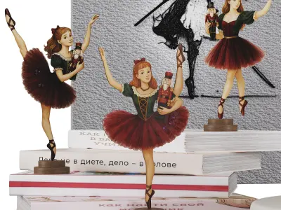 Ballet Ticket 3D model