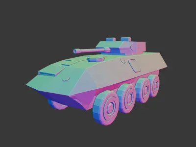 APC - Low Poly Low-poly 3D model