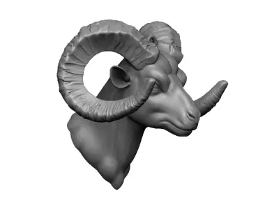 ram head 3D print model purchase