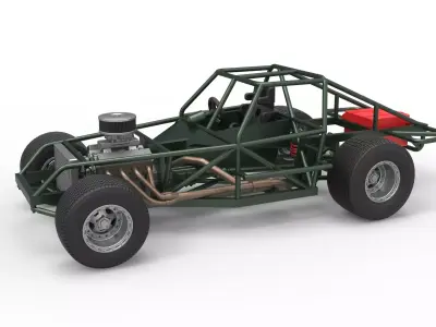 Australian Super Sedan Base Scale 1 to 25 3D print model