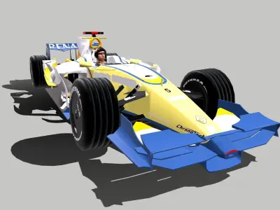 F1  Formula car 3D model