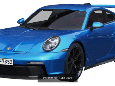 HQ cars collection 6 3D Model Pack