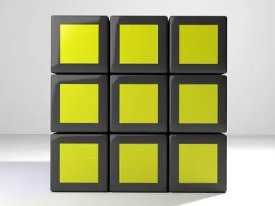 Toys - Rubiks Cube 3D model