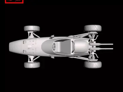 Formula 1 - Honda RA272 1965 3D print model