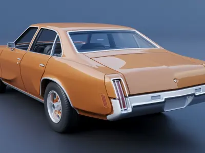 Oldsmobile Cutlass Salon 1973 3D print model