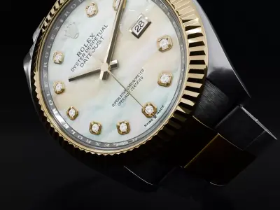 ROLEX Datejust 36 Mother Of Pearls Fluted Oyster 3D model