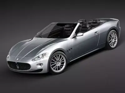 Maserati GranCabrio 2011 3D model