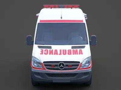 Mercedes Benz Sprinter Ambulance 3D model