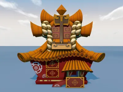  Super fine attic model 3D model