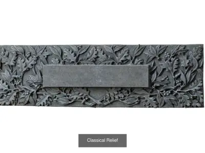 10 Medieval Reliefs 3D Model Collection