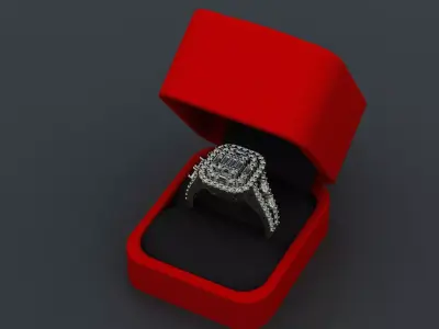 Wedding Ring for Women 3D print model