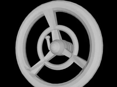 TOY CAR STEERING WHEEL - SPARE PARTS 3D print model