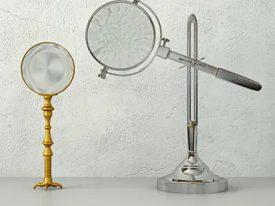 Decorative Magnifying Glasses by ZARA HOME 2 3D model