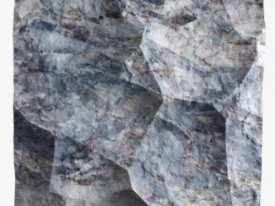 506-RockPanel sandstone rock wall art 3D model