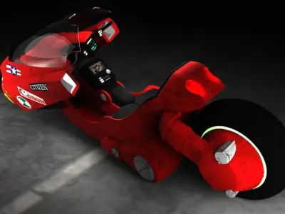 AKIRA Kaneta bike 3D model