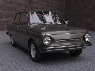 ZAZ 968M Zaporozhets 1979 3D model