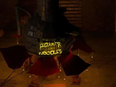 Old Coffee hut Fallout  Free low-poly 3D model