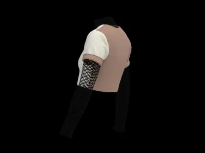  Female mesh log sleeve 3D model