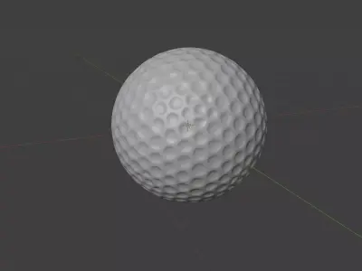Golfball 3Dmodel 3D print model
