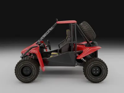 Off Road Go Kart 3D model