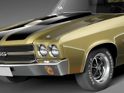 Chevrolet El Camino 1970 3D model