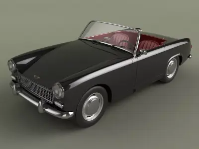 Austin Healey Sprite MkII 3D model
