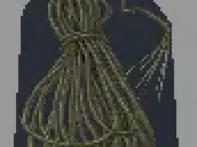 simple rope Free 3D model