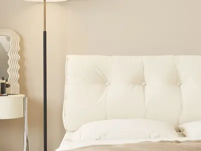 Comfortable bedroom interior scene  3D model