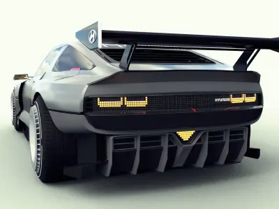 Hyundai N Vision 74 3D model