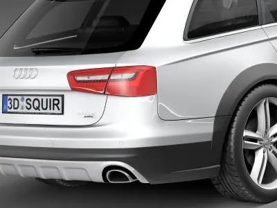 Audi A6 Allroad Quattro 2013 3D model