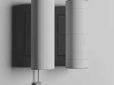 Menu Hashira Wall Lamp Low-poly 3D model