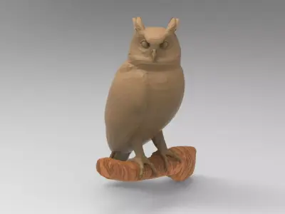 Owl - 3D model