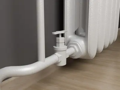Home radiator 3D model
