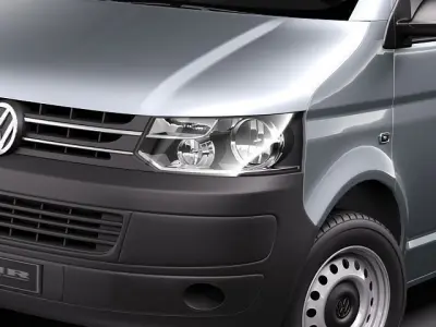 Volkswagen Transporter T5 2010 Facelifting 3D model