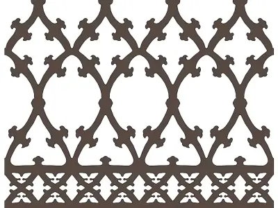 M1 - Ornamental Panel Free 3D model