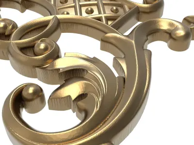  decorative pattern ready for 3D printing 3D model 78