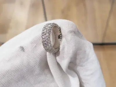 Infinity diamond ring Pack 3D print model 3D print model