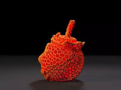 Pumpkin bomb halloween 3D print model
