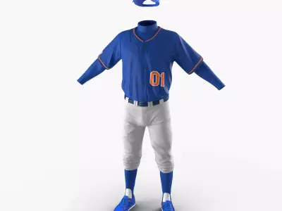 Baseball Player Outfit Generic 4  3D model
