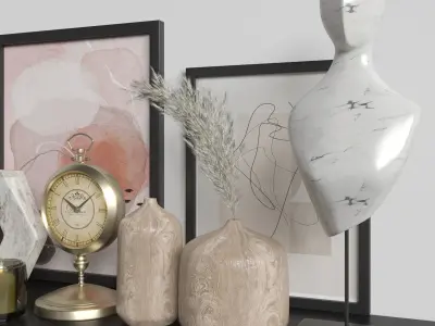 Decoration shabby chic home decor 3D model