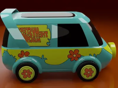 Mystery Machine 3D model 3D model