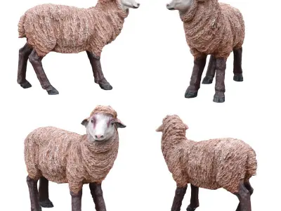  Garden figure Sheep 3D model