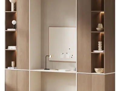 Wardrobe 001 3D model