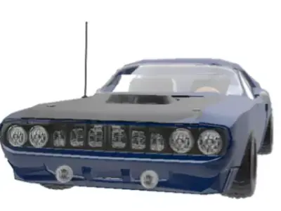 Plymouth cuda 3D model