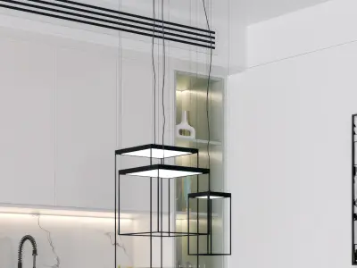 table chair Modern s and 3D model