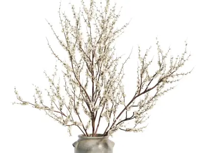 Flower In Vase   24 3D model